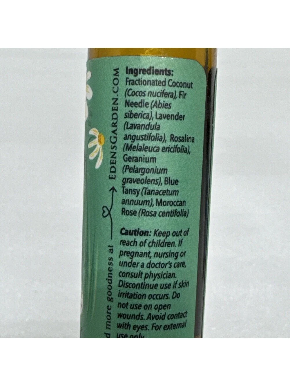 Lot Of 6 Edens Garden Roll On Essential Oils Pollen Buster Germ Ease Sleepy Time